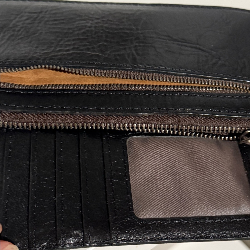 📌 Patricia Nash Black Leather Wallet - Picture 12 of 12